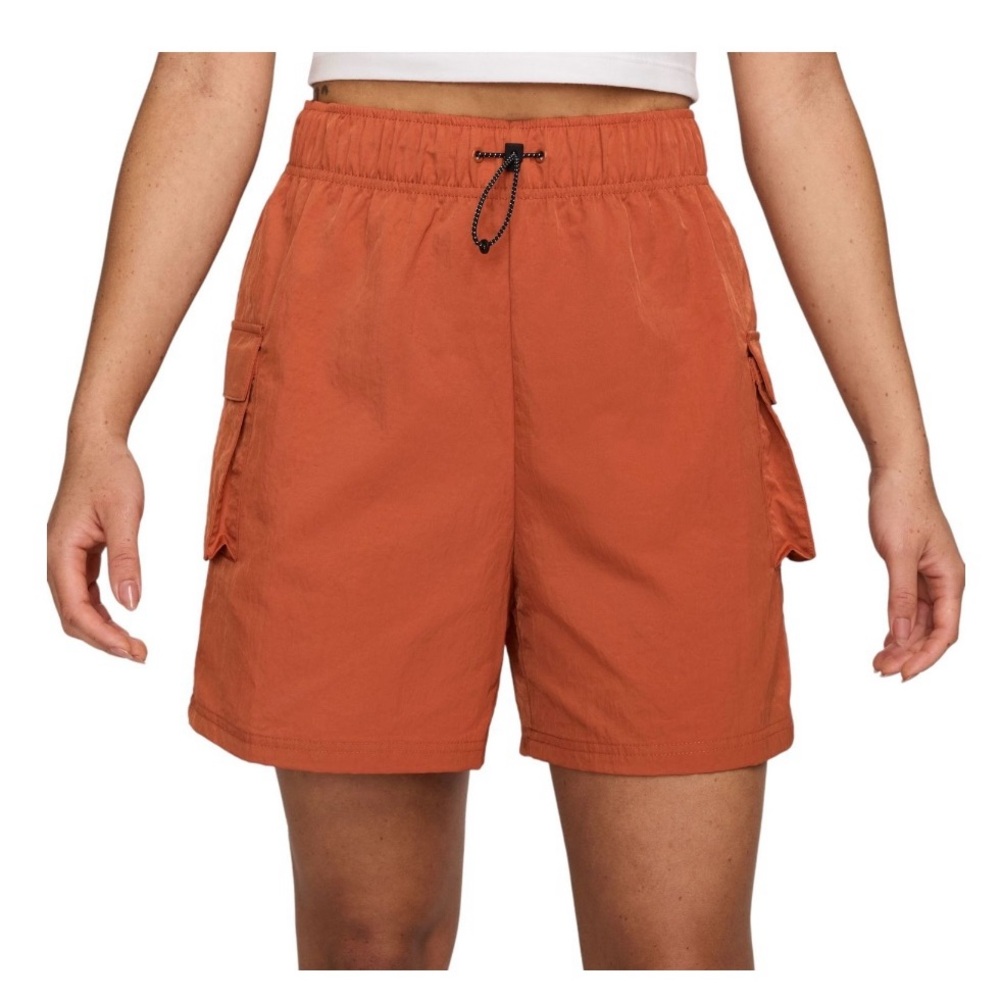 Nike Women's Woven High Rise Shorts - Burnt Sunrise